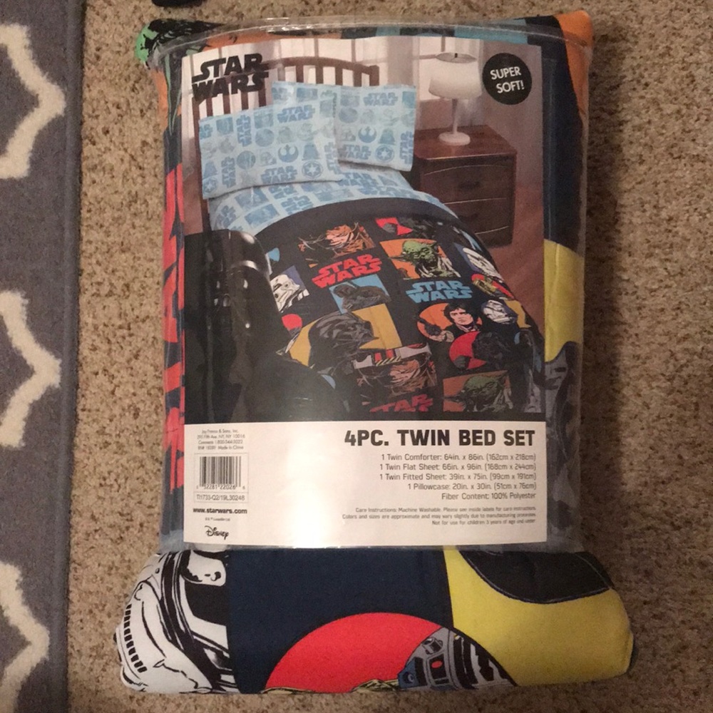 Star Wars bed set